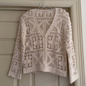 Solitaire Crochet Knit Cardigan